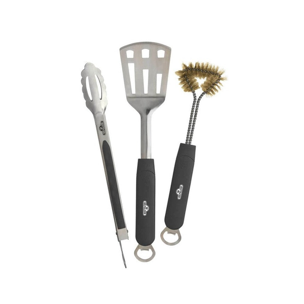 3 Piece Stainless Steel BBQ Toolset