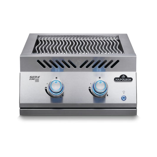 Built-In 700 Series 18" Dual Infrared Burner Propane, Stainless Steel