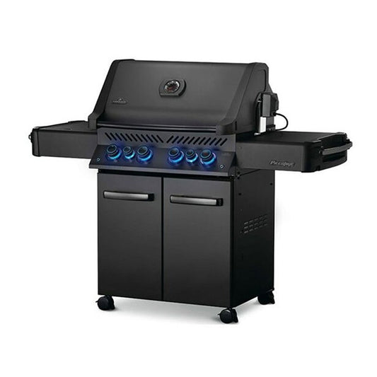 Grill with Infrared Side and Rear Burner