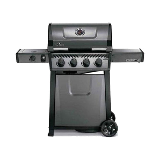 Propane Gas Grill with Range Side Burner, Graphite