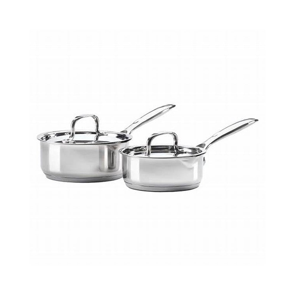 Stainless Steel 2-Piece Sauce Pan Set