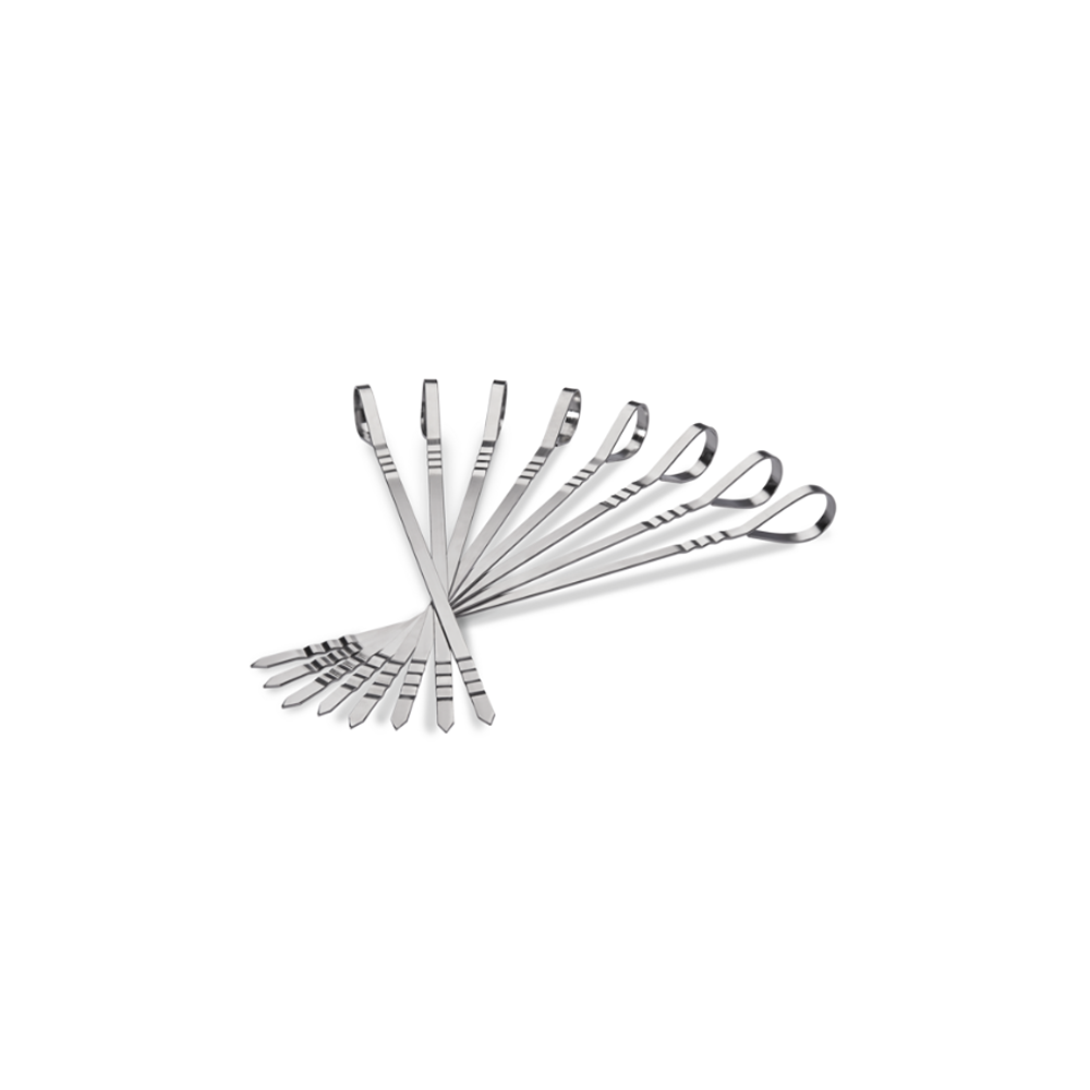 Eight Stainless Steel Multifunctional Skewers