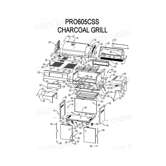 Rear Cart Panel 605