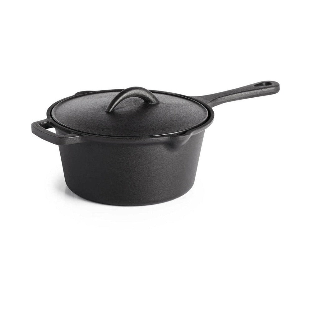 Cast Iron Sauce Pan with Lid