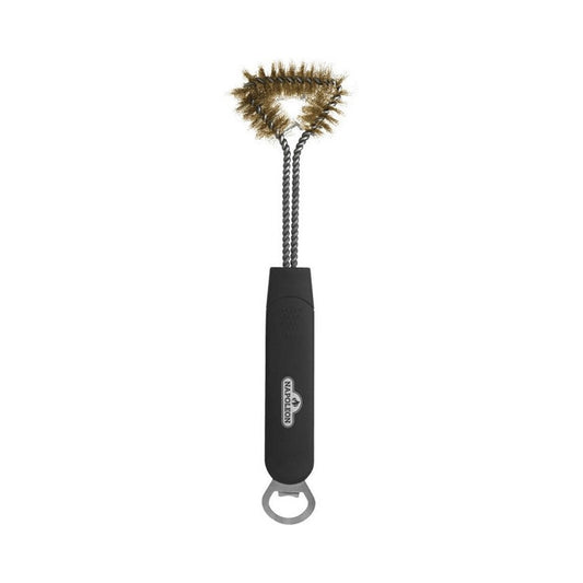 Three Sided Grill Brush with Bottle Opener