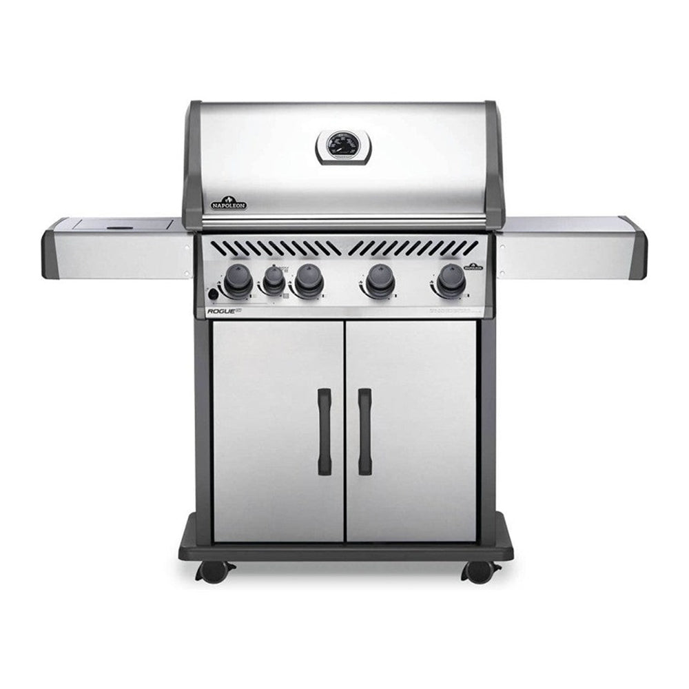 Propane Gas Grill with Infrared Side Burner